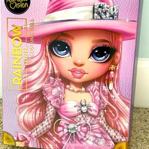 NWT Rainbow high costume ball doll.